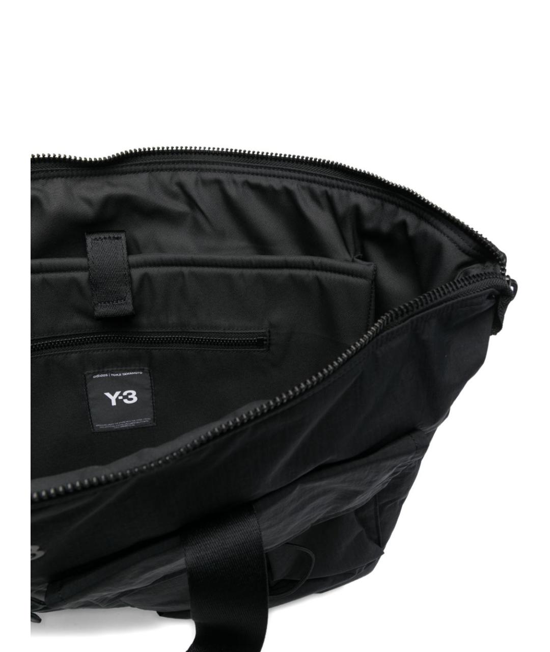 Y-3 Черная сумка тоут, фото 4