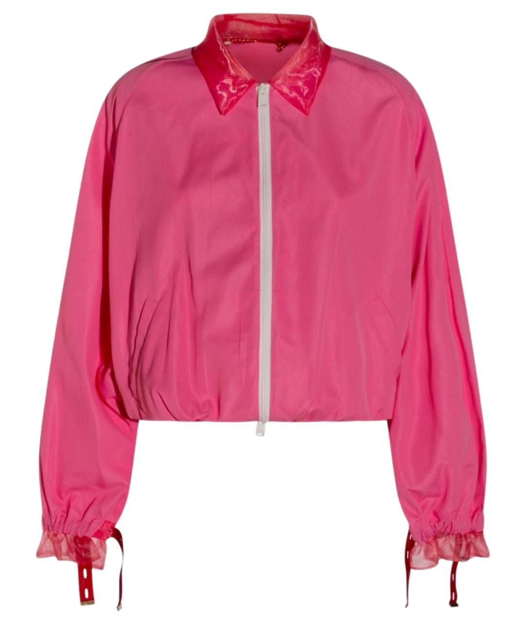 FENDI Розовая вискозная куртка, фото 1