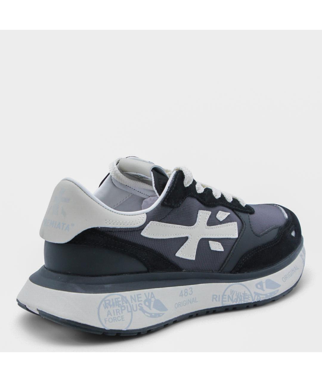 PREMIATA Синие текстильные кроссовки, фото 3