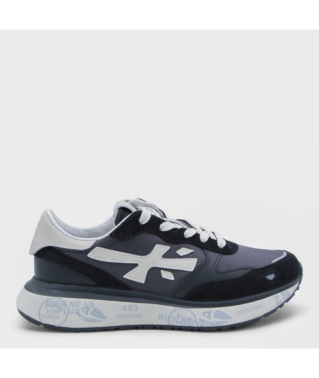 PREMIATA Синие текстильные кроссовки, фото 5