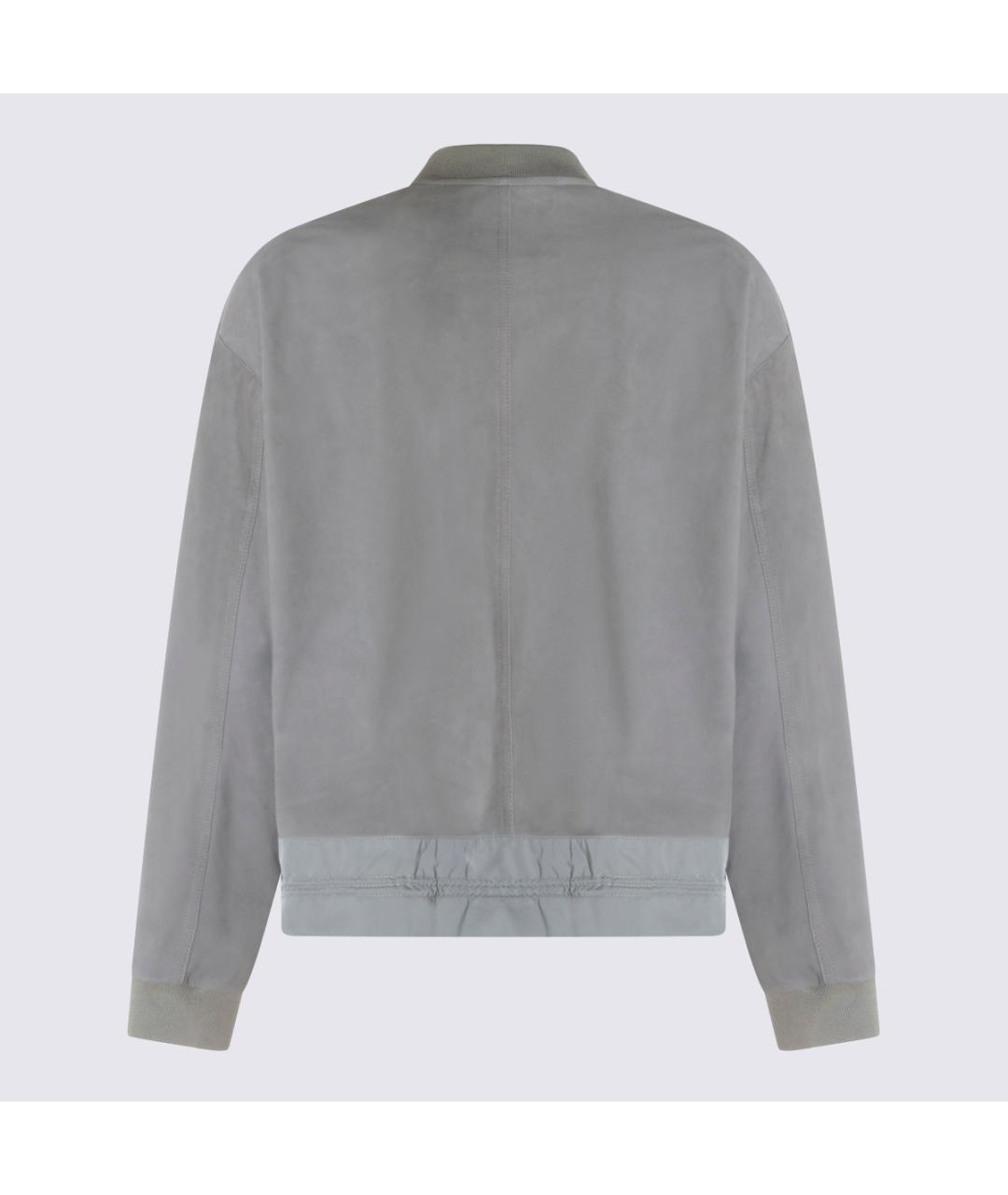 MOORER Серая замшевая куртка, фото 2