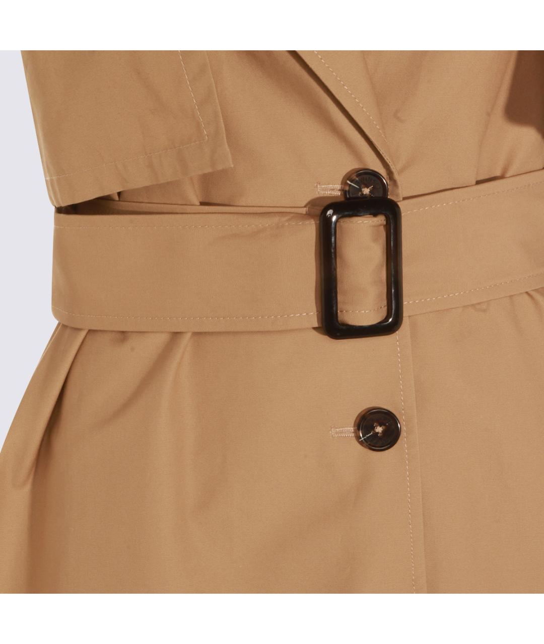 TWIN-SET Бежевый полиэстеровый жилет, фото 4