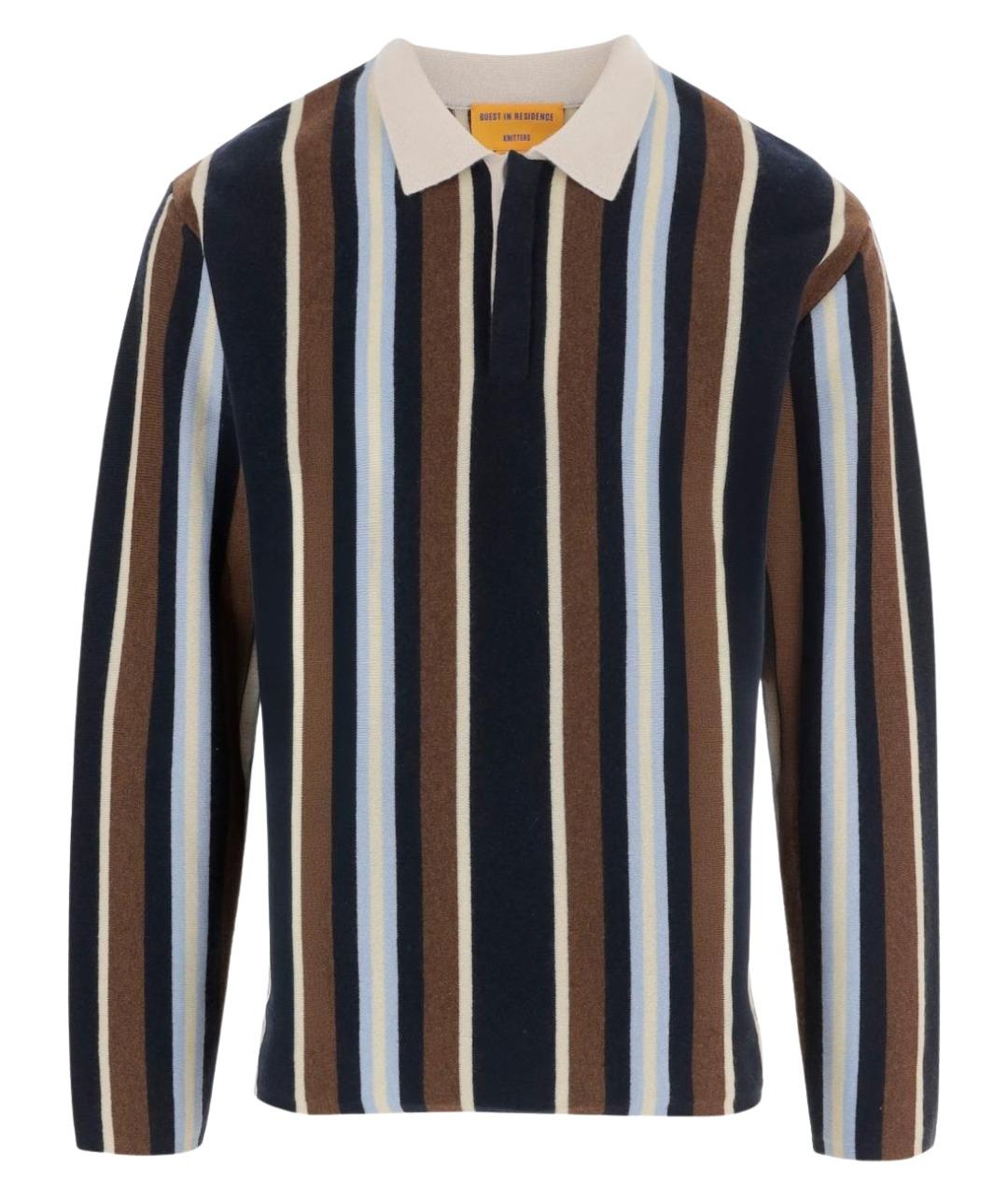 GUEST IN RESIDENCE Мульти поло с длинным рукавом, фото 1