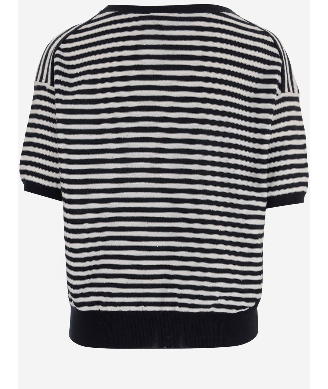 Bruno Manetti Черный хлопковый джемпер / свитер, фото 2