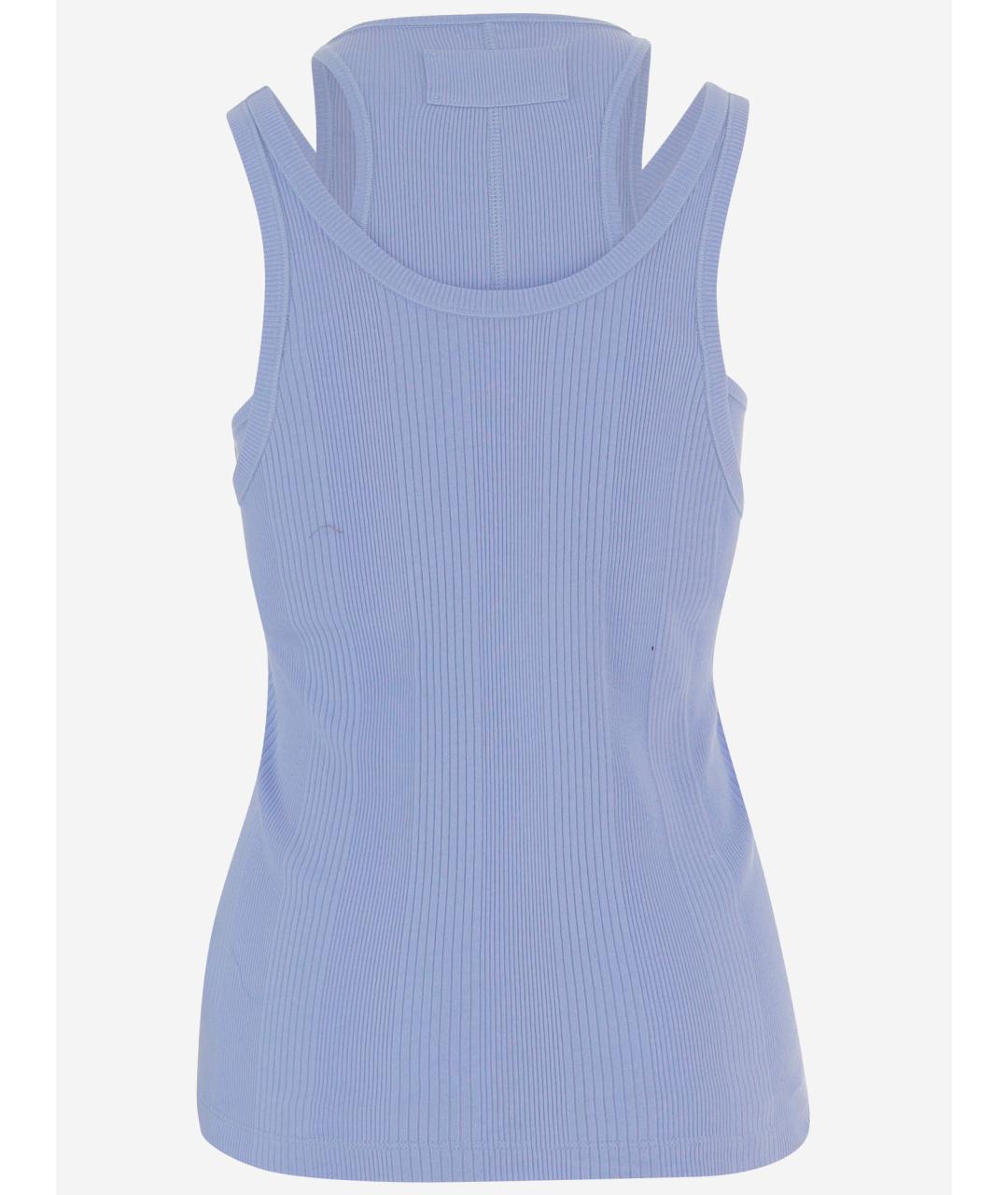 ARMARIUM Голубая хлопковая майка, фото 2