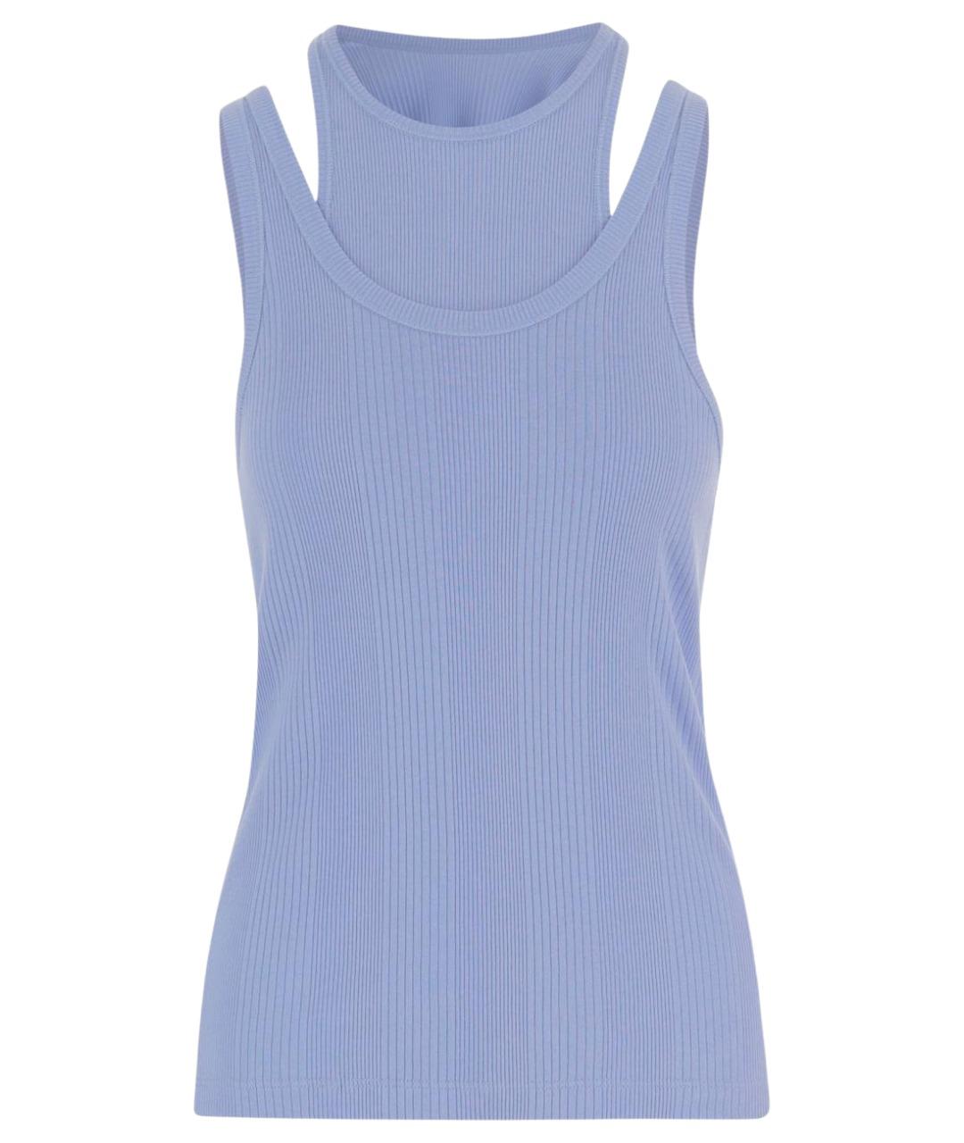 ARMARIUM Голубая хлопковая майка, фото 1