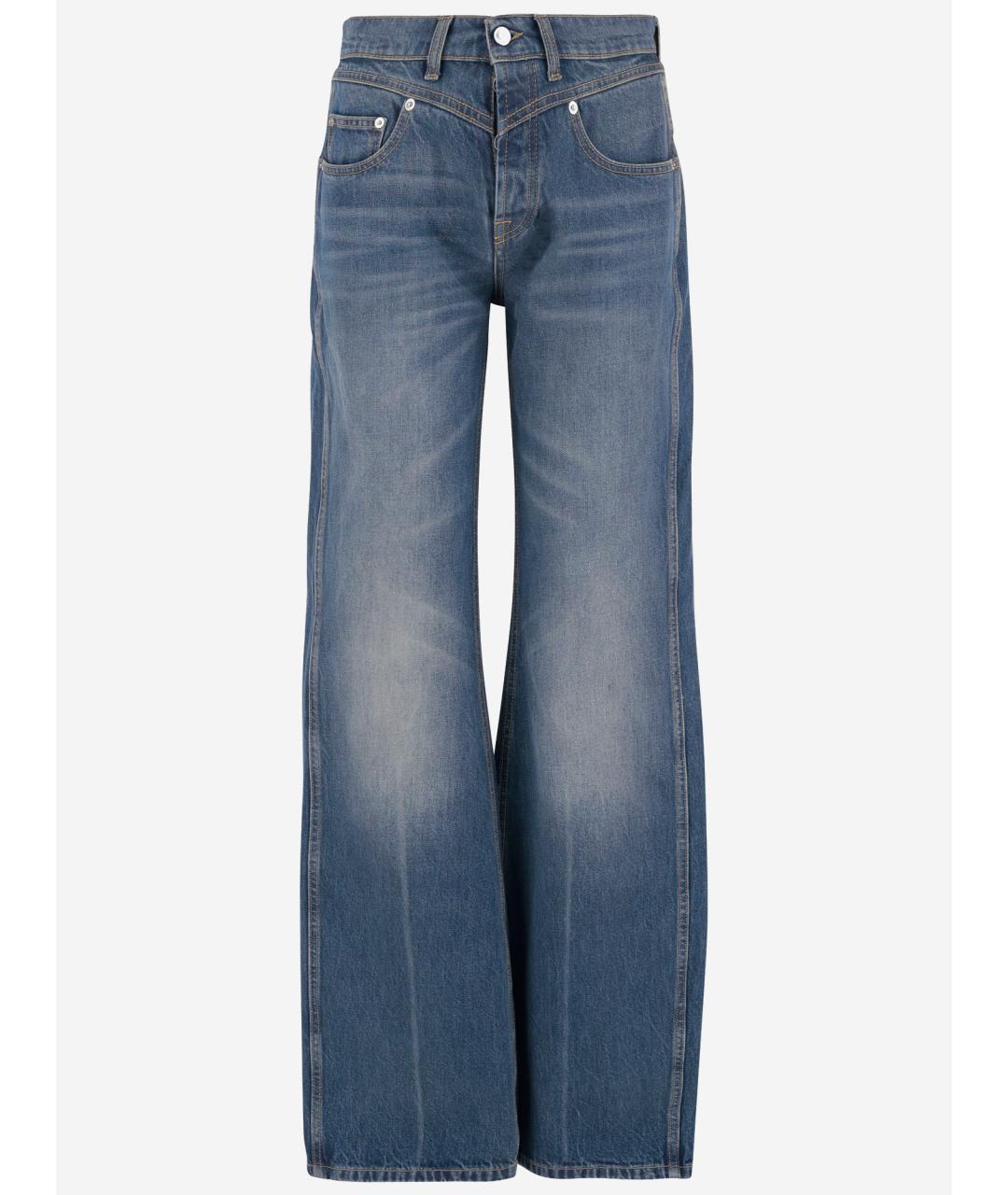 ARMARIUM Синие хлопковые джинсы клеш, фото 4