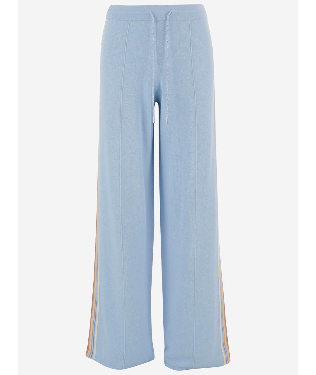 GUEST IN RESIDENCE Голубые хлопковые прямые брюки, фото 5