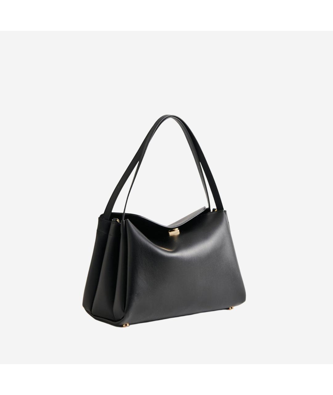 THEMOIRE Черная сумка через плечо из искусственной кожи, фото 2