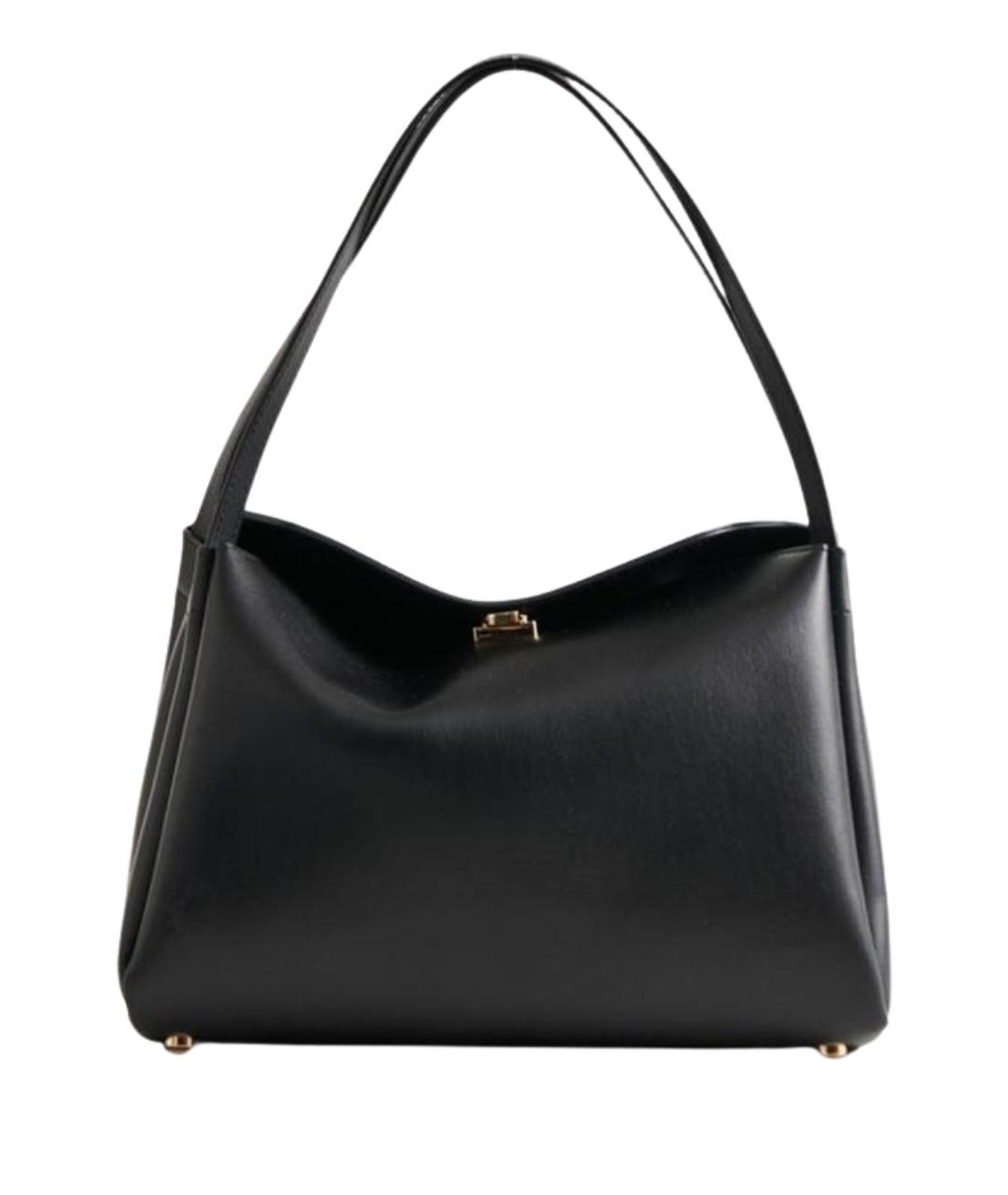 THEMOIRE Черная сумка через плечо из искусственной кожи, фото 1