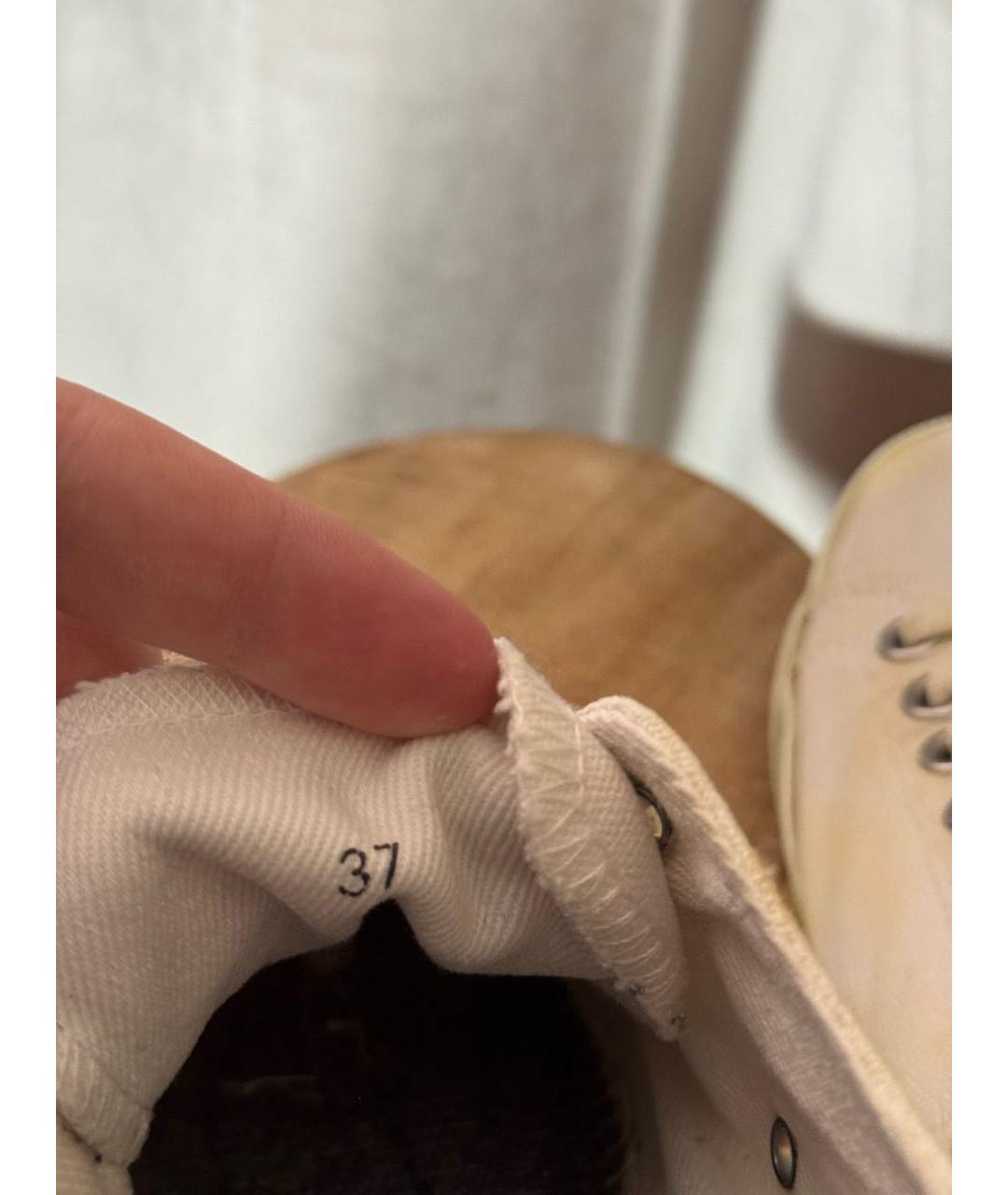 MAISON MARGIELA Белые кеды, фото 5