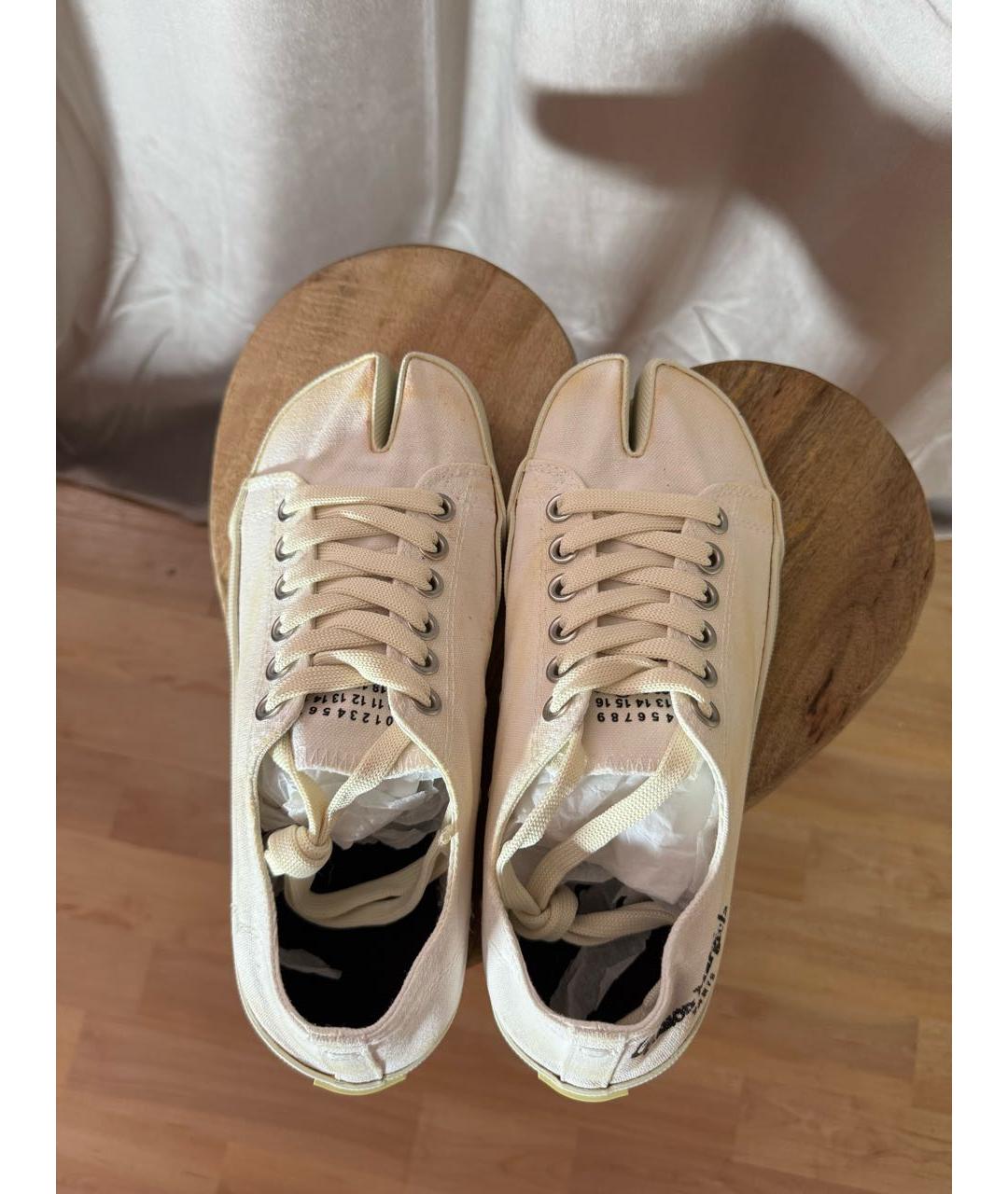 MAISON MARGIELA Белые кеды, фото 2
