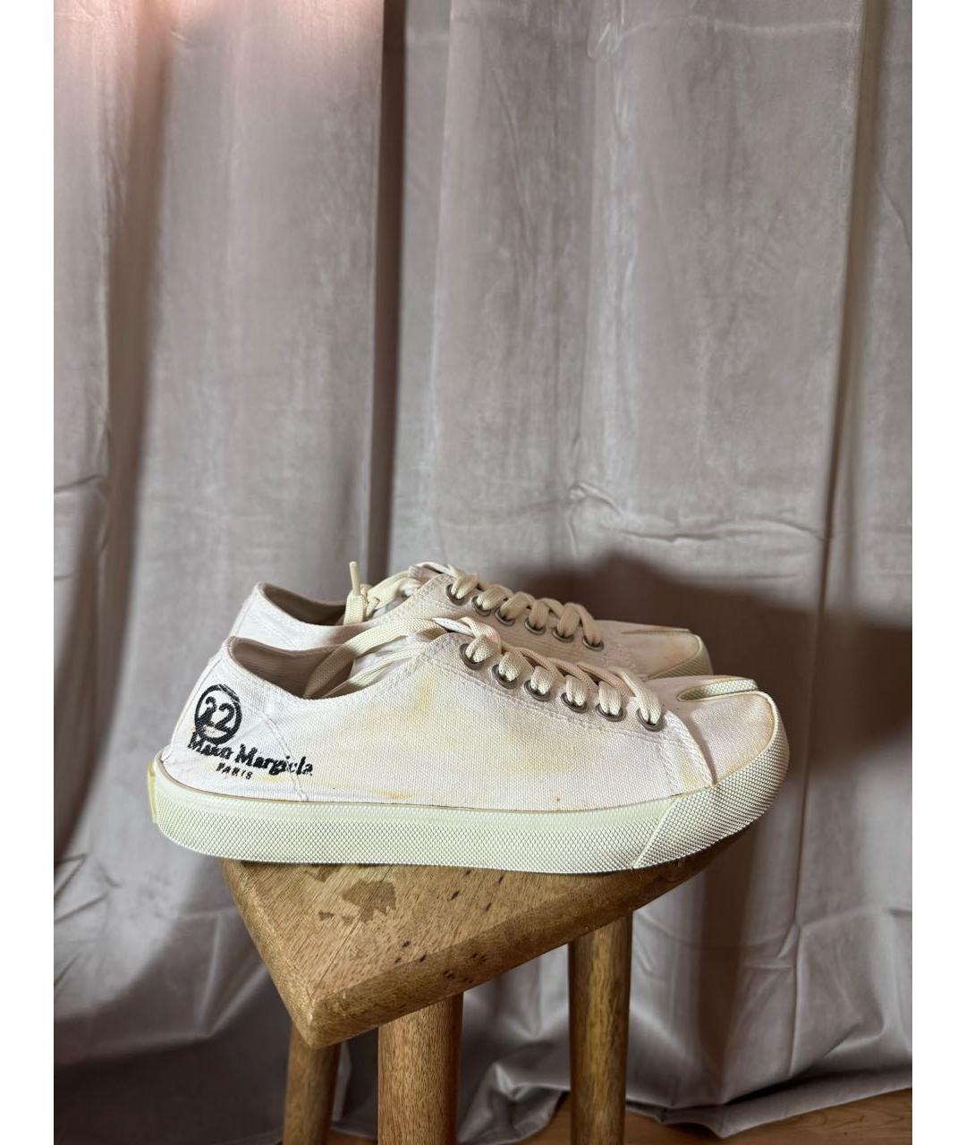 MAISON MARGIELA Белые кеды, фото 6