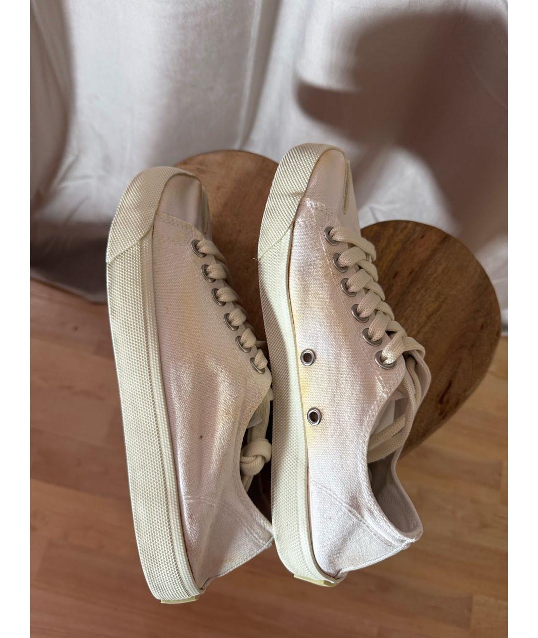 MAISON MARGIELA Белые кеды, фото 3