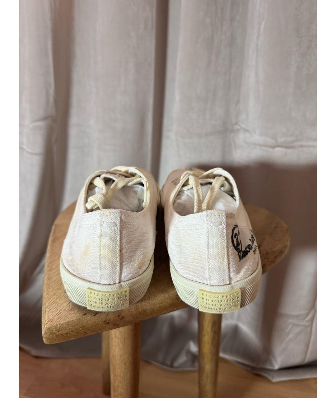 MAISON MARGIELA Белые кеды, фото 4