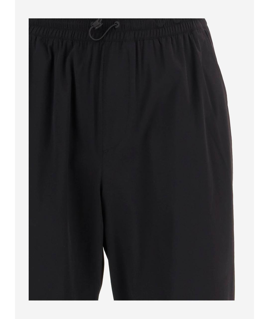 AUTRY Черные синтетические повседневные брюки, фото 3