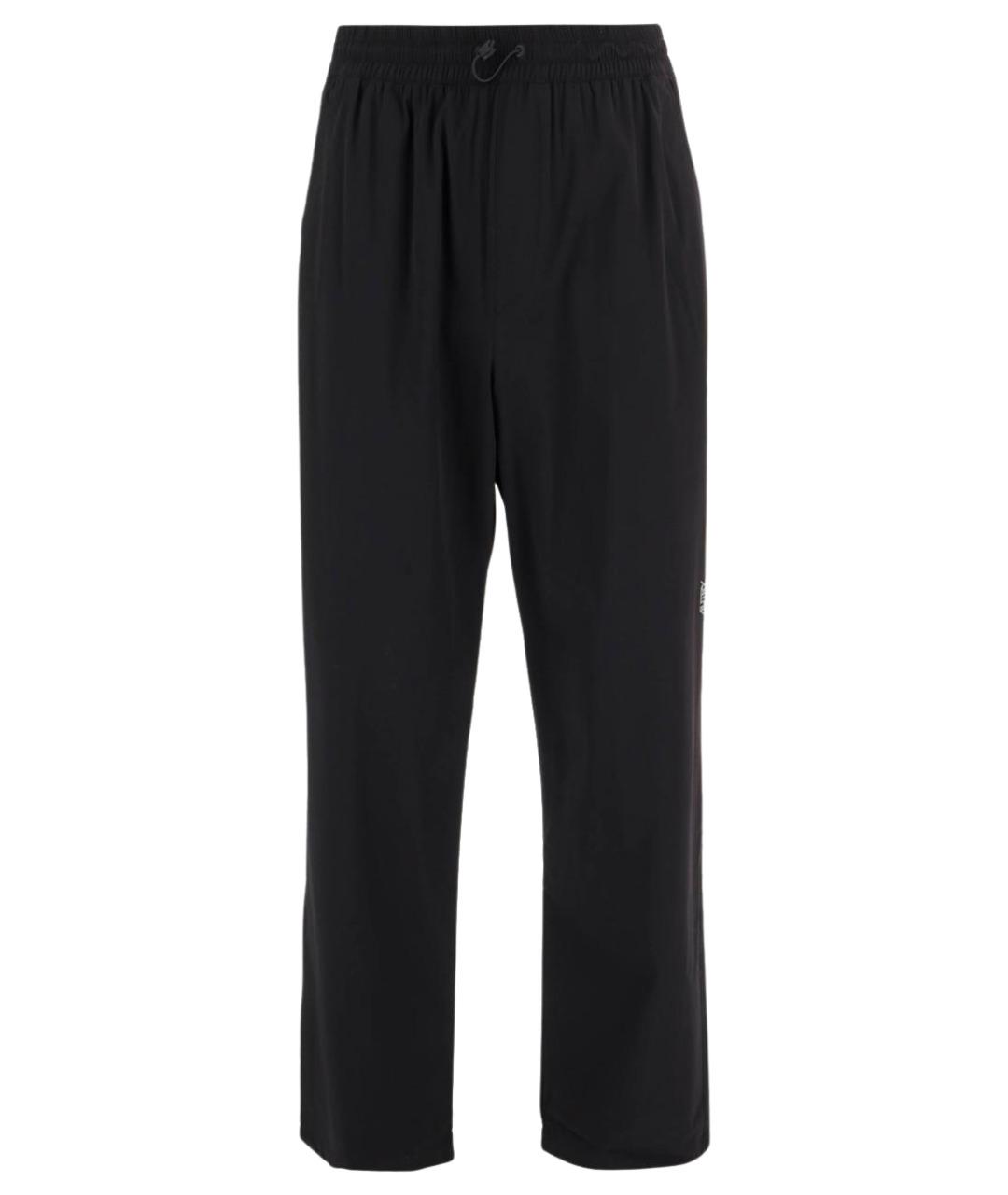 AUTRY Черные синтетические повседневные брюки, фото 1