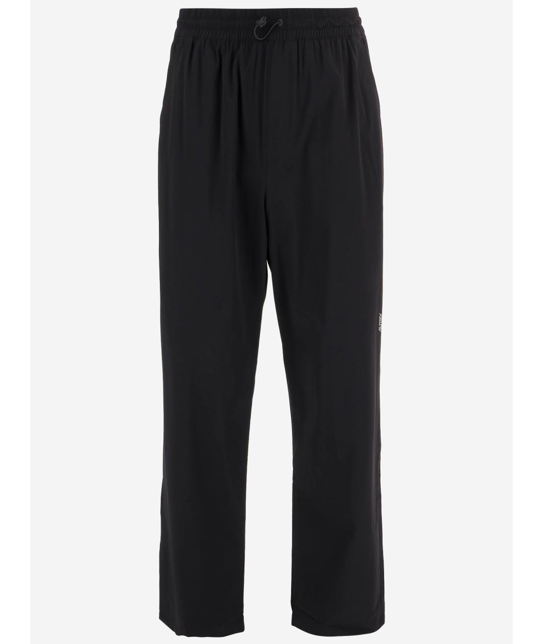 AUTRY Черные синтетические повседневные брюки, фото 4