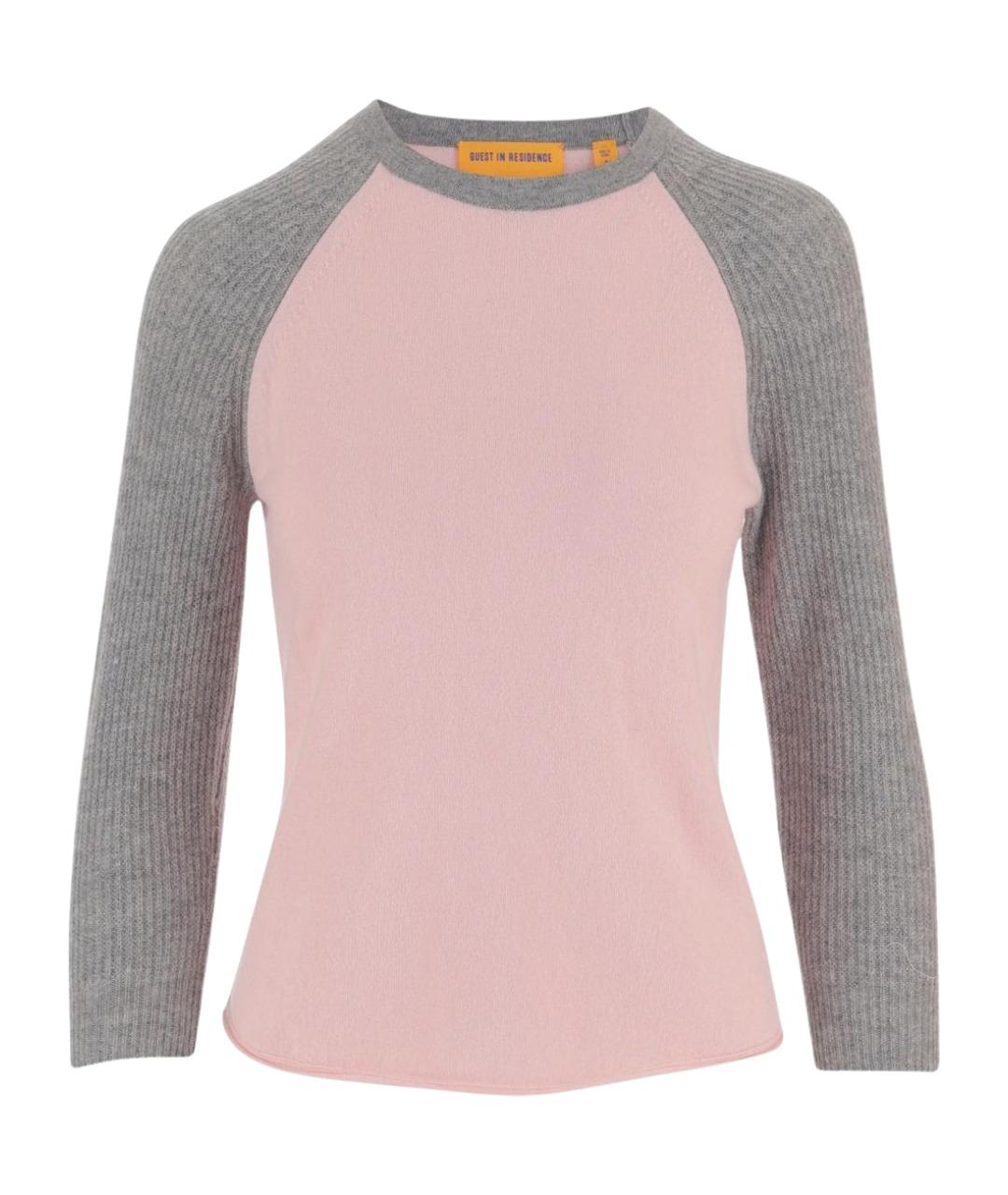 GUEST IN RESIDENCE Розовый кашемировый джемпер / свитер, фото 1