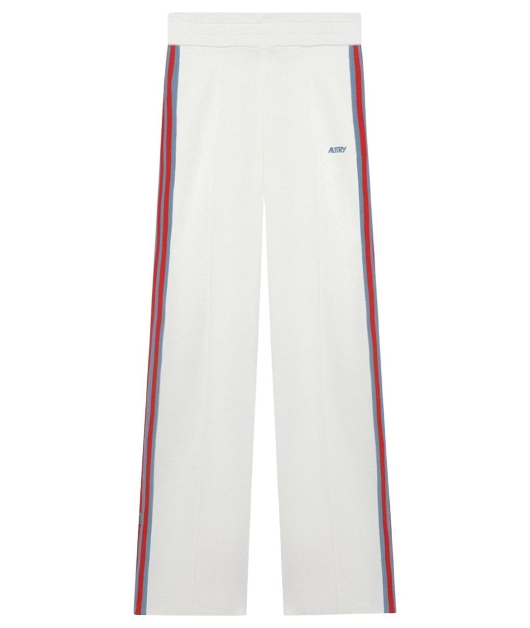 AUTRY Белые вискозные спортивные брюки и шорты, фото 1