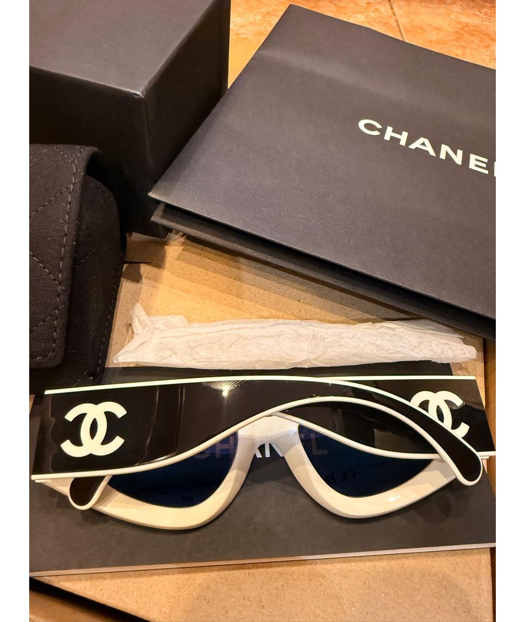 CHANEL Черные солнцезащитные очки, фото 7