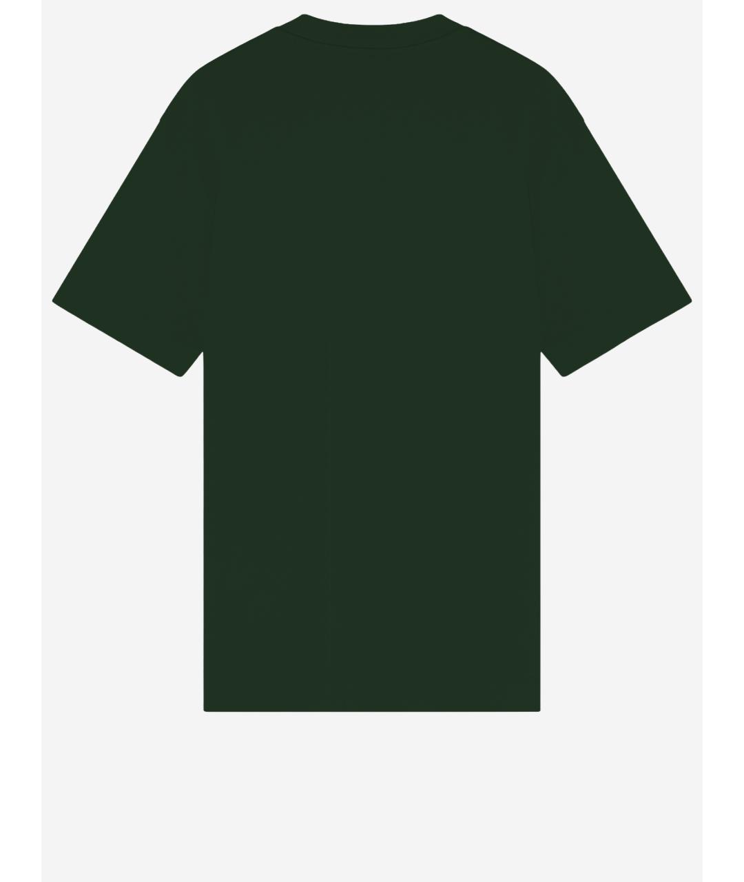 EMPORIO ARMANI Зеленая хлопковая футболка, фото 2