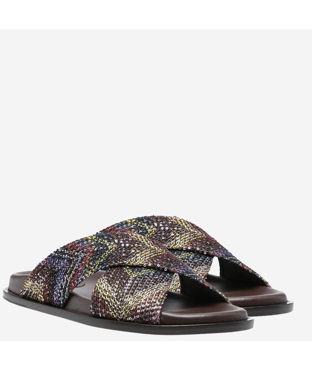 MISSONI Мульти синтетические шлепанцы, фото 2