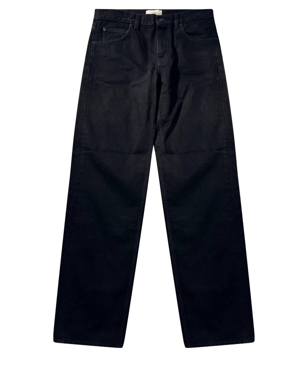 THE ROW Черные хлопковые прямые джинсы, фото 1