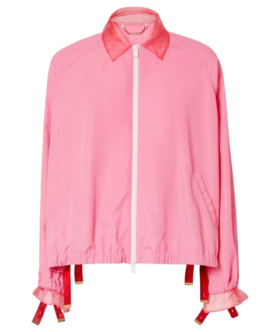 FENDI Розовая вискозная куртка, фото 1