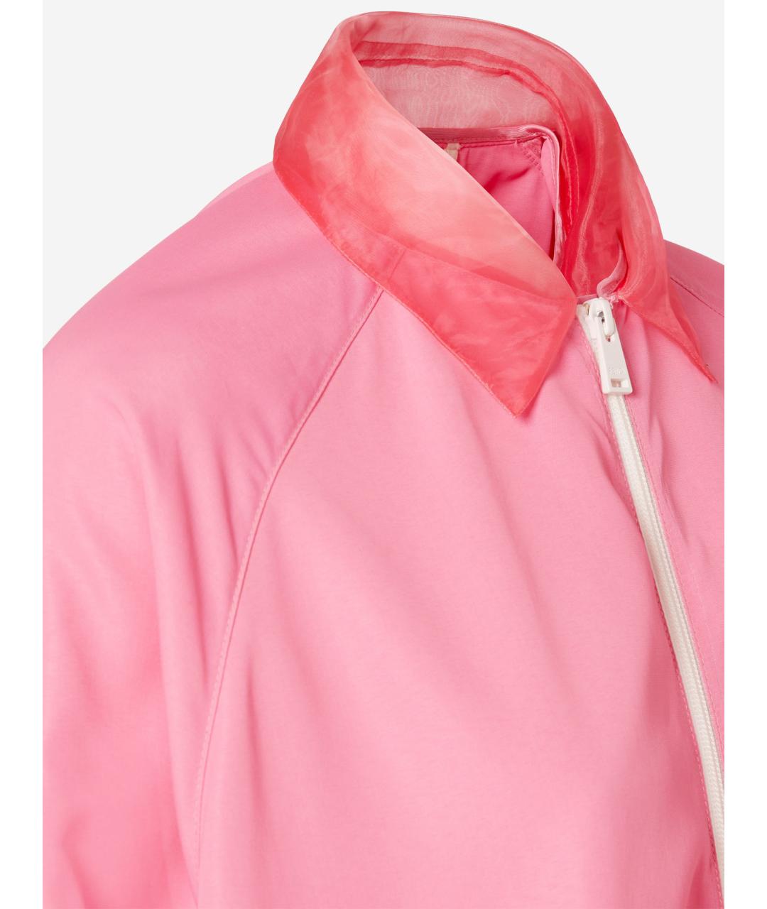 FENDI Розовая вискозная куртка, фото 3