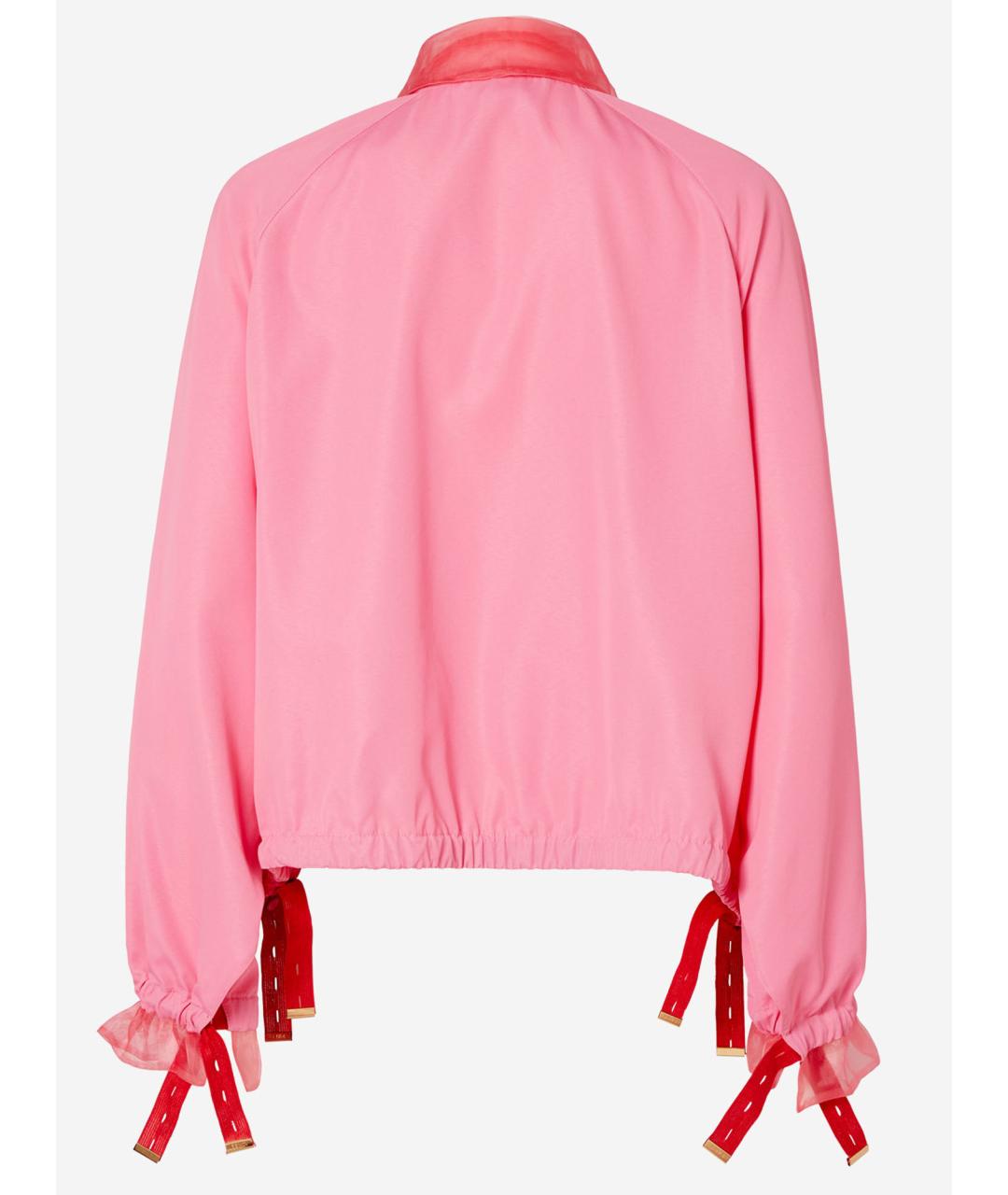 FENDI Розовая вискозная куртка, фото 2