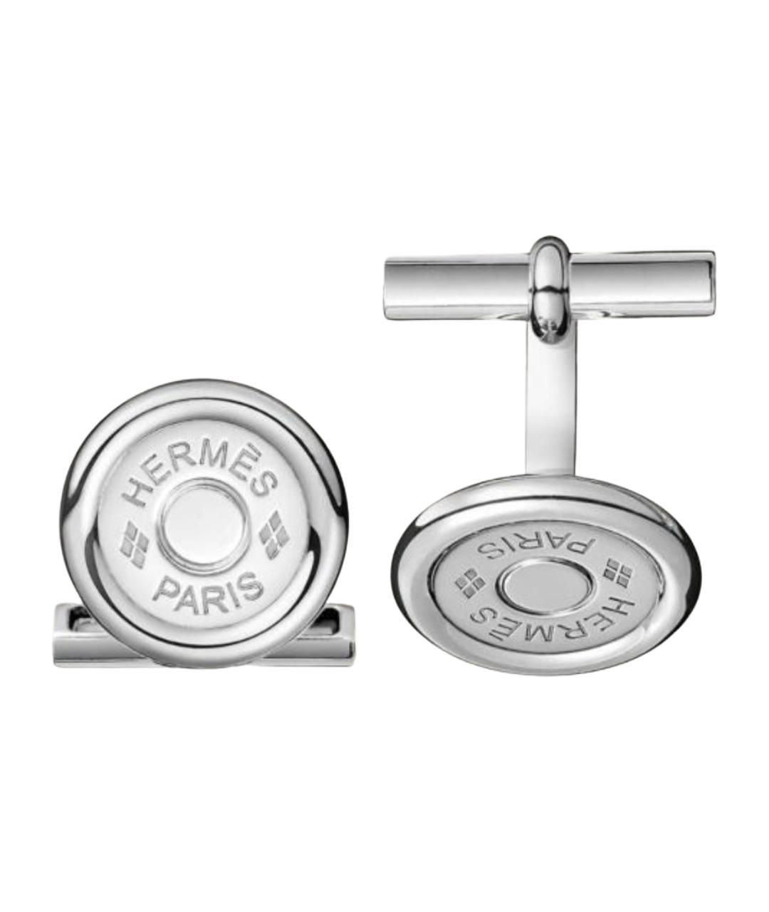 HERMES Серебряные серебряные запонки, фото 1