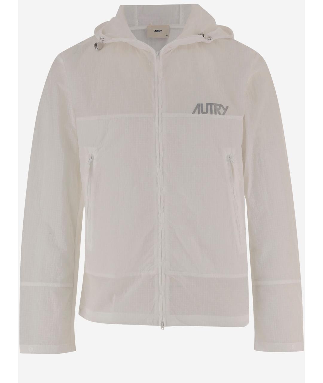 AUTRY Белая полиамидовая куртка, фото 4