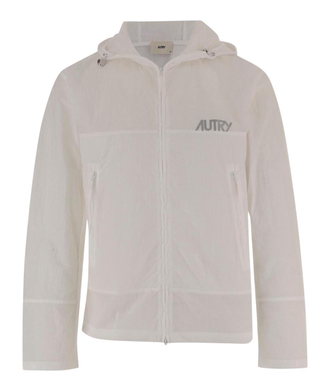 AUTRY Белая полиамидовая куртка, фото 1