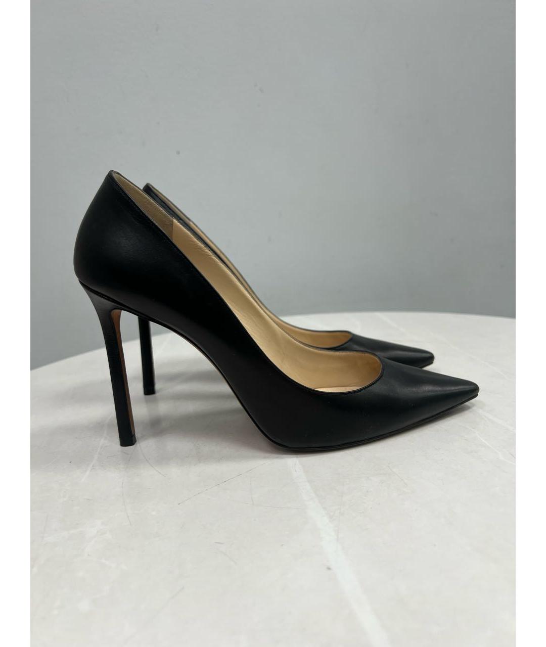 JIMMY CHOO Черные кожаные туфли, фото 7