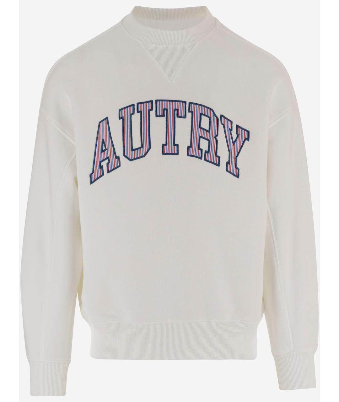 AUTRY Белый хлопковый джемпер / свитер, фото 1