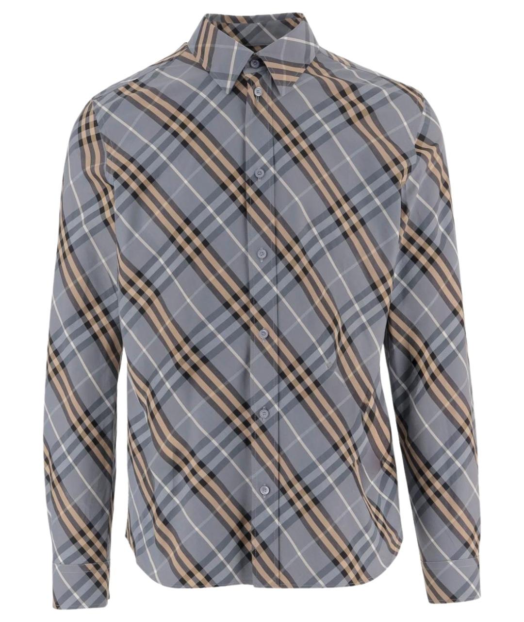 BURBERRY Мульти хлопковая кэжуал рубашка, фото 1