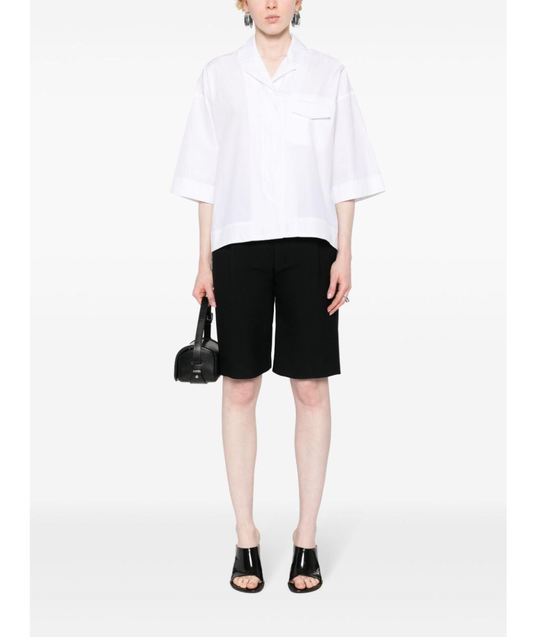 SPORTMAX Белая хлопковая рубашка, фото 2