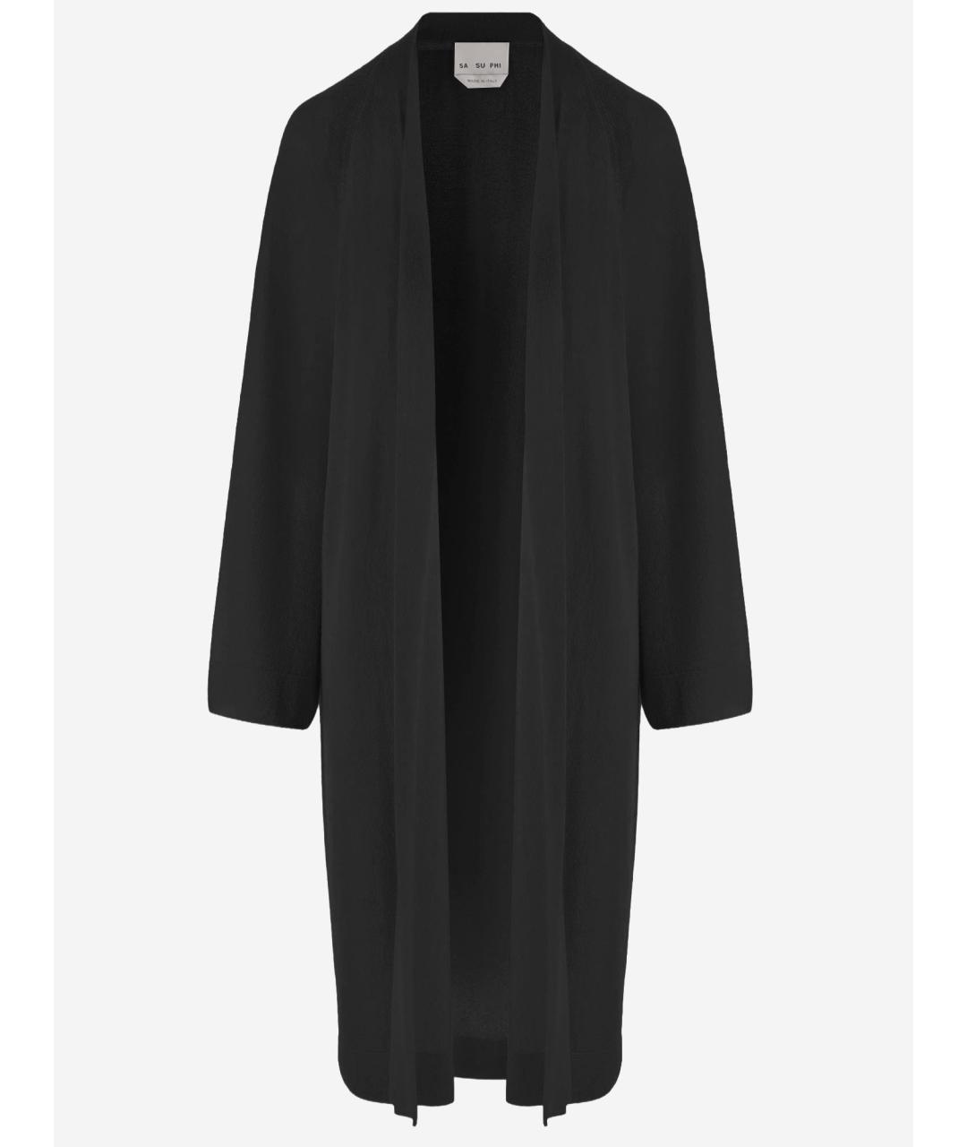 Sa Su Phi Черный кашемировый кардиган, фото 4