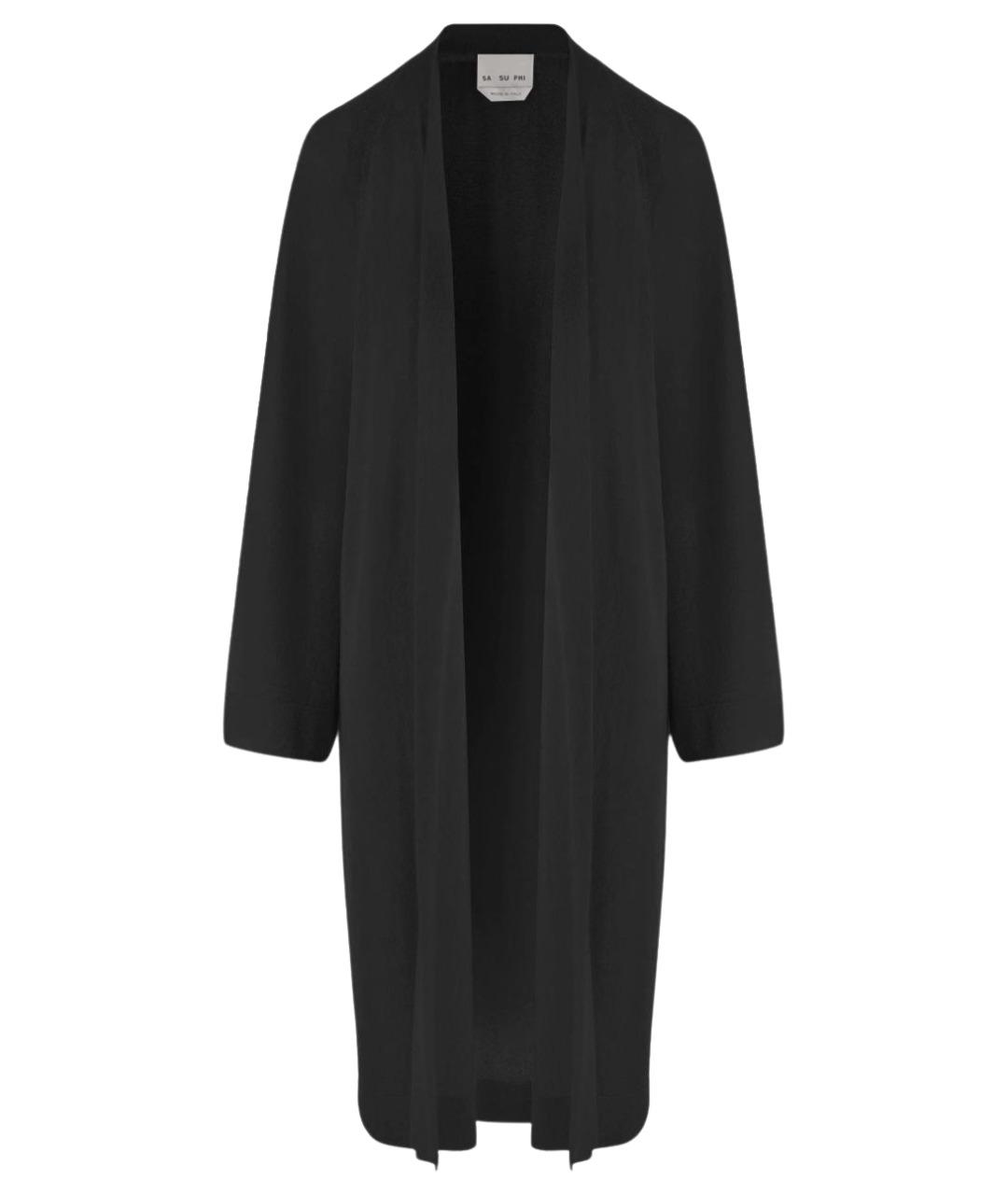 Sa Su Phi Черный кашемировый кардиган, фото 1