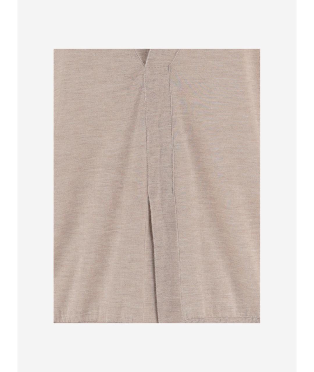 Sa Su Phi Бежевый кашемировый джемпер / свитер, фото 3