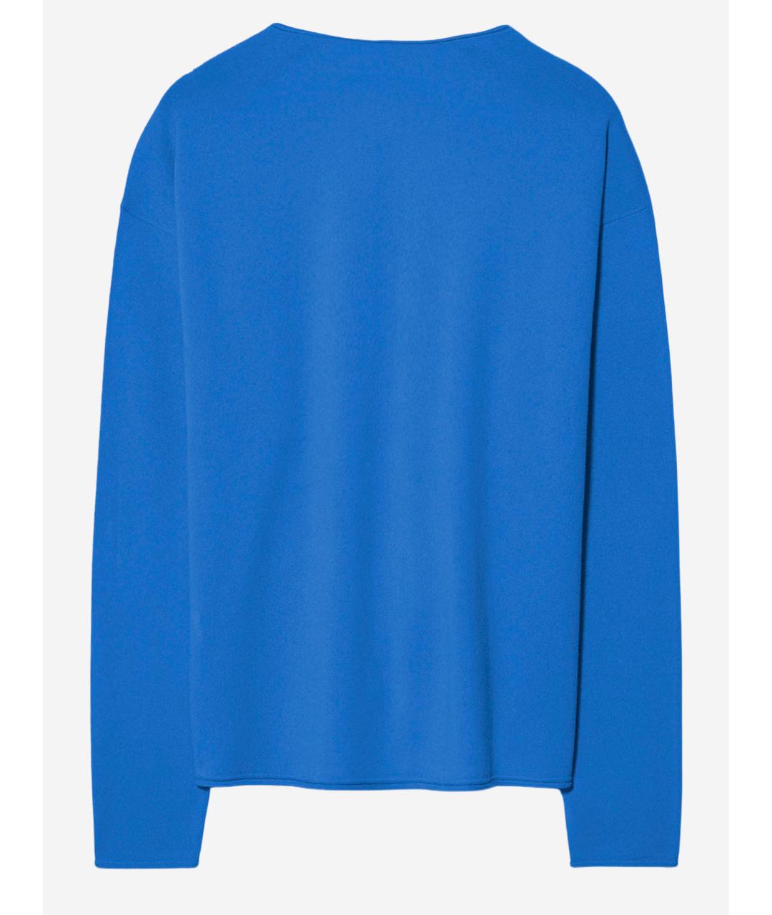 GUEST IN RESIDENCE Синий кашемировый джемпер / свитер, фото 2