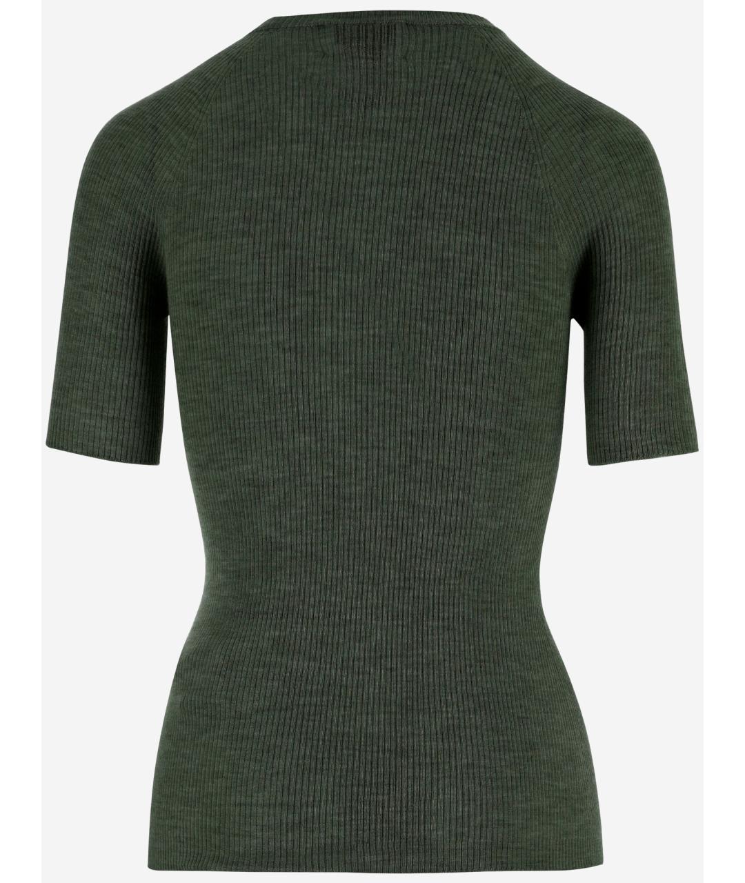 Sa Su Phi Зеленая кашемировая футболка, фото 2