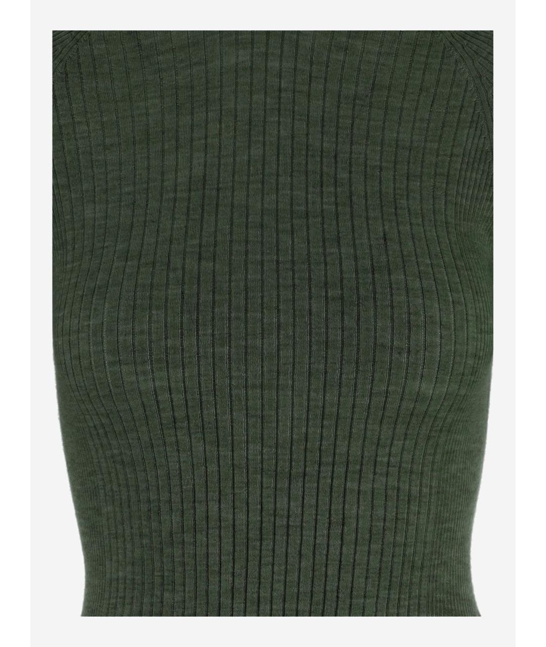 Sa Su Phi Зеленая кашемировая футболка, фото 3