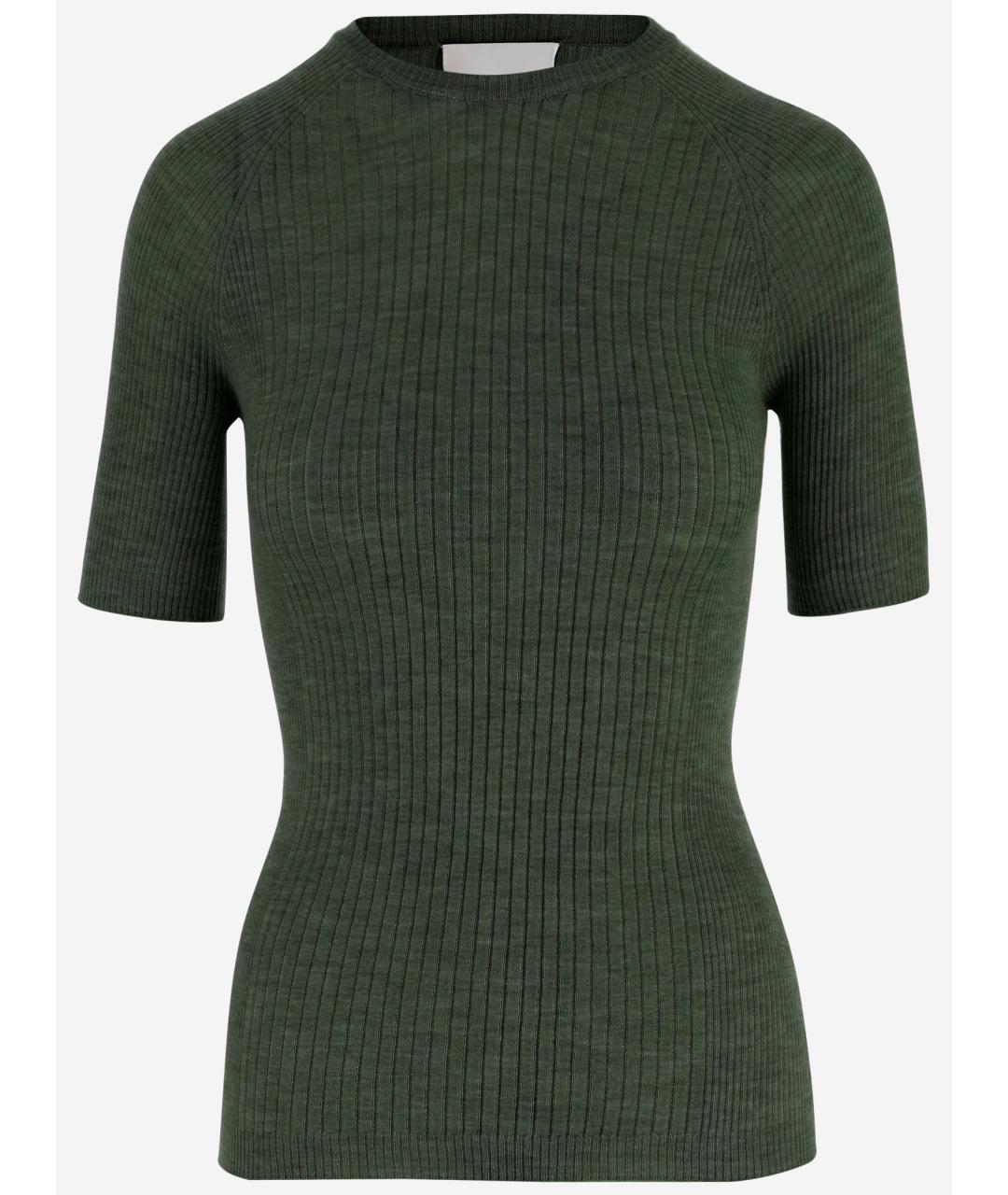 Sa Su Phi Зеленая кашемировая футболка, фото 1