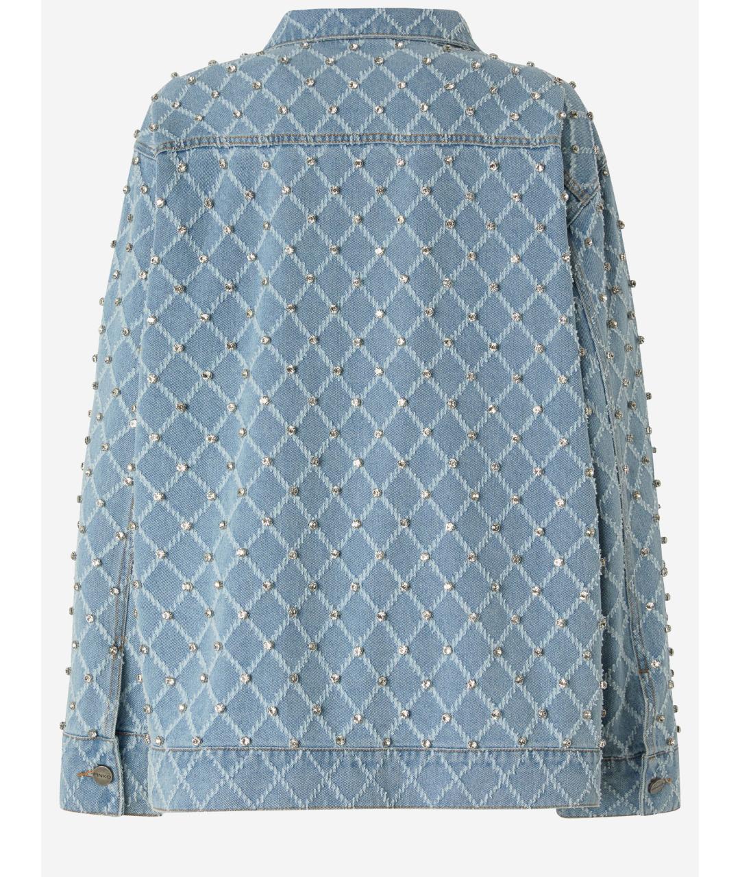 PINKO Синяя деним куртка, фото 2