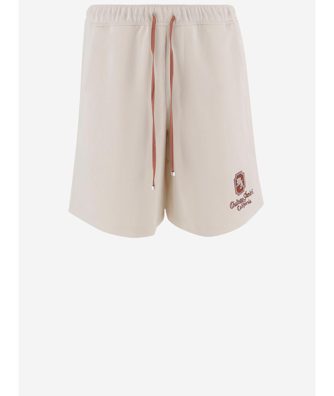 AMIRI Бежевые полиэстеровые шорты, фото 4