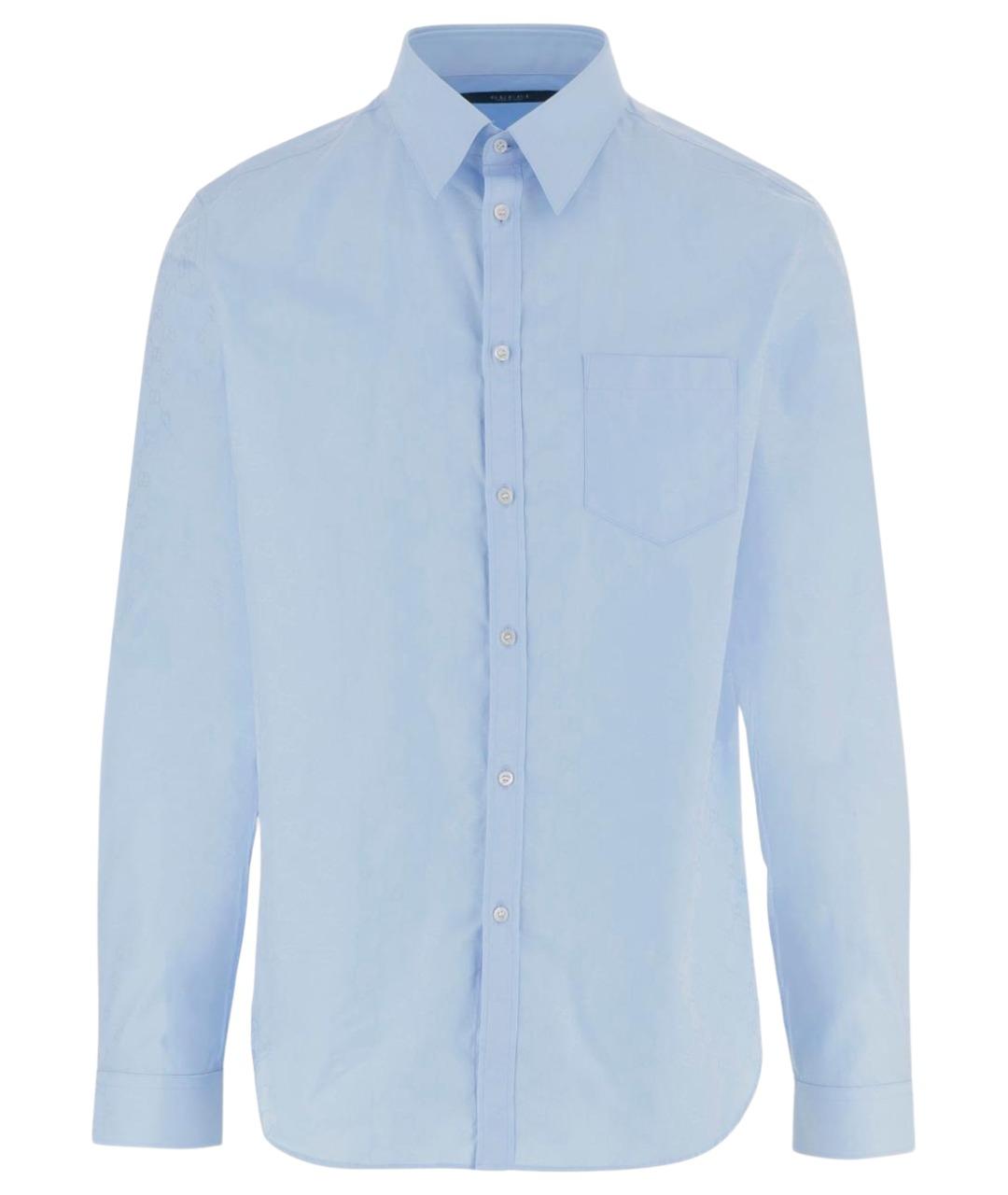GUCCI Голубая хлопковая кэжуал рубашка, фото 1