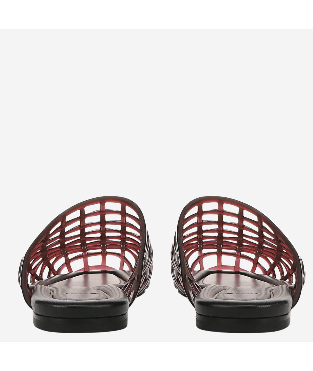 VINCE Бордовые мюли из искусственной кожи, фото 3