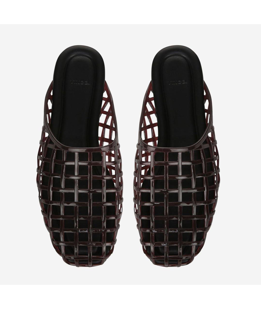 VINCE Бордовые мюли из искусственной кожи, фото 4